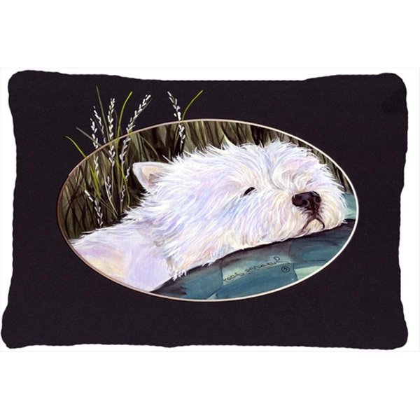 Micasa 12 x 16 in. Westie Decorative Indoor & Outdoor Fabric Pillow MI712069